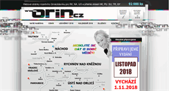 Desktop Screenshot of orin.cz