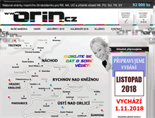 Tablet Screenshot of orin.cz